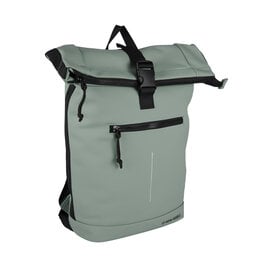 Mart New York Salie Green 21L Backpack Rolltop Water Repellent Laptop 15.6"