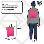 New Rebels  New Rebels ® Matteo Trenton - Rugzak - Shopper - Waterafstotend - Pink Neon