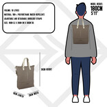 New Rebels New Rebels ® Matteo Trenton - Backpack - Shopper - Water repellent  - Taupe
