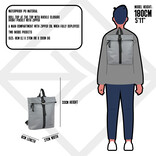 New Rebels New Rebels Reflect Los Angeles Zilver 7L Rolltop Rugzak Waterafstotend