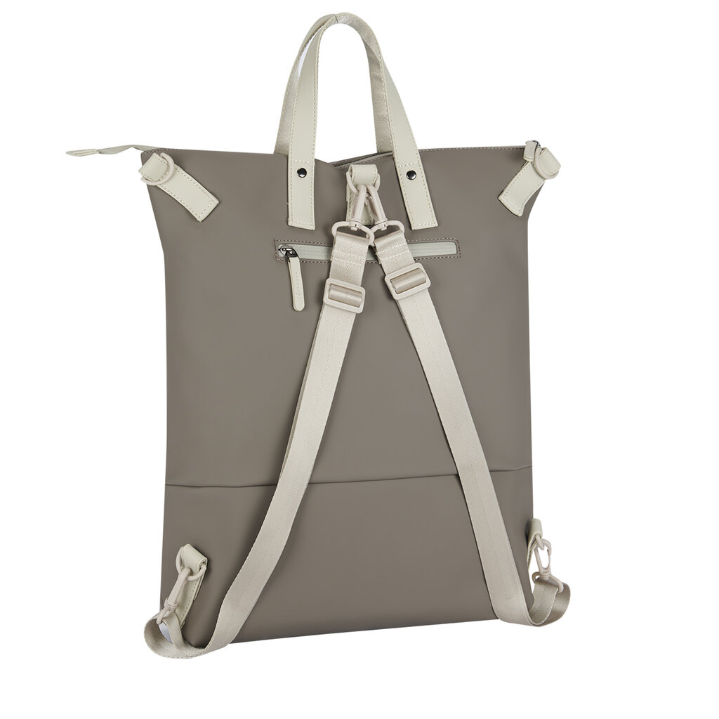 New Rebels New Rebels Matteo Millburn Taupe 18L Backpack Shopper Water Repellent Laptop 15.6"