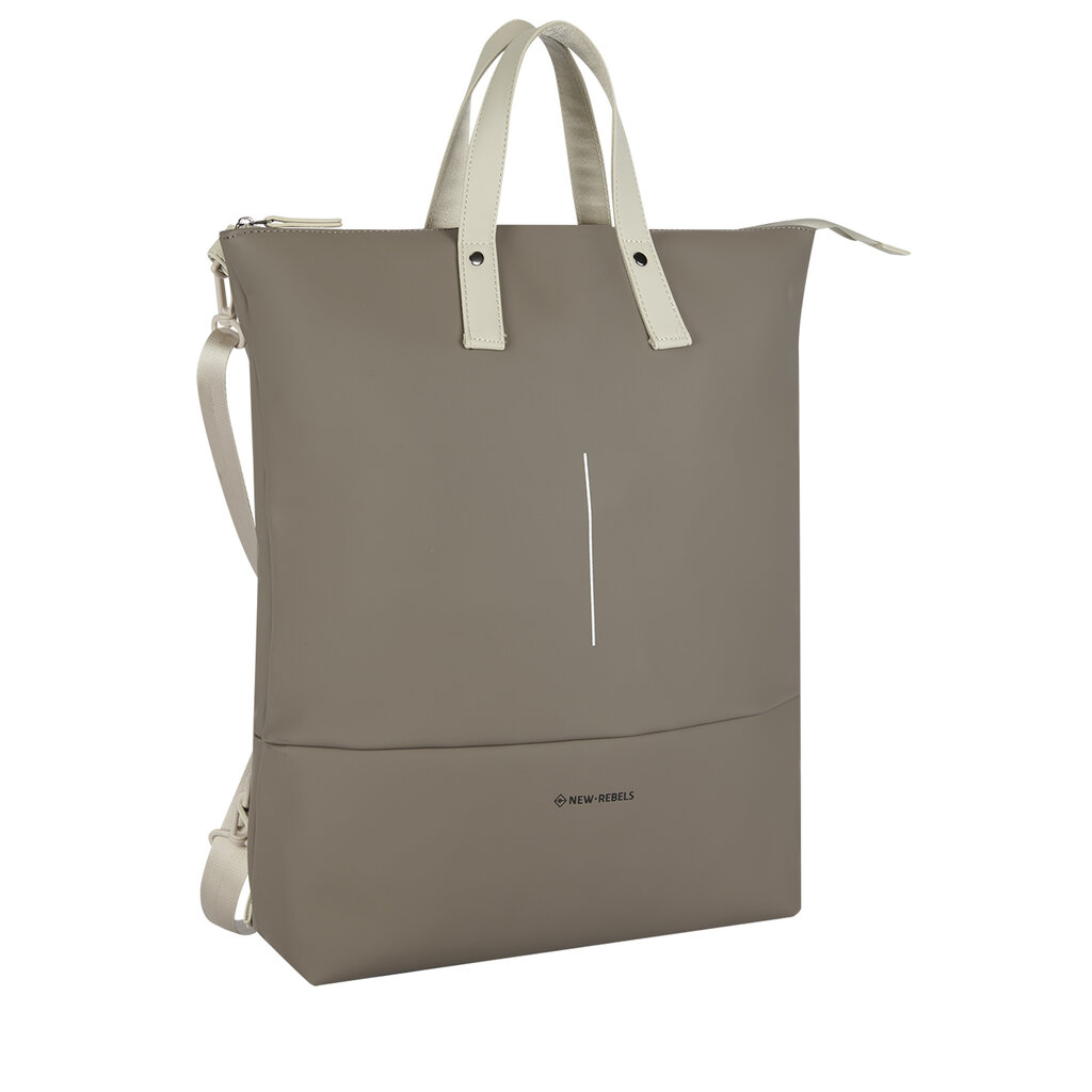 New Rebels New Rebels Matteo Millburn Taupe 18L Rucksack Shopper Wasserabweisend Laptop 15.6"