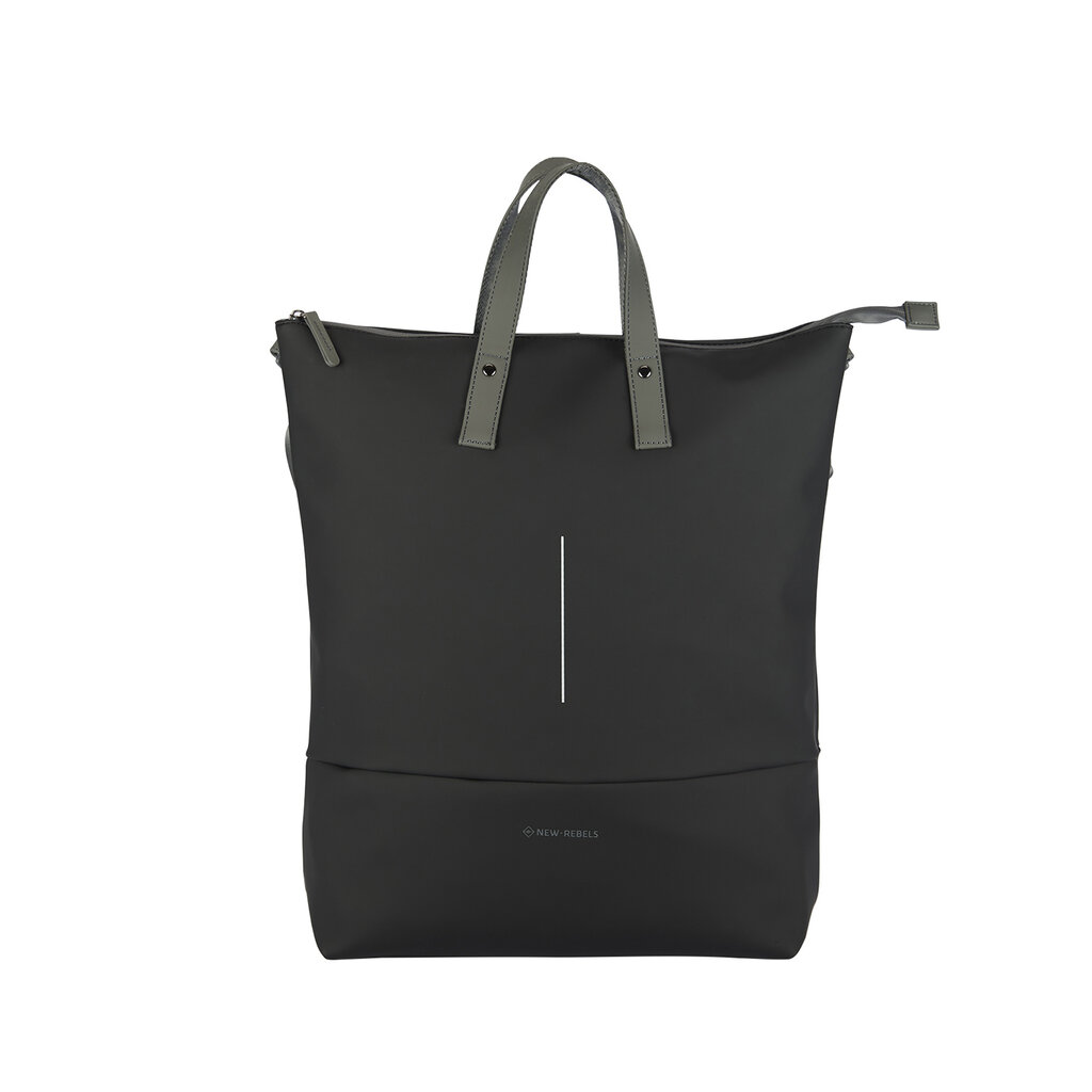 New Rebels New Rebels Matteo Millburn Zwart 28L Rugzak Shopper Waterafstotend Laptop 15.6"