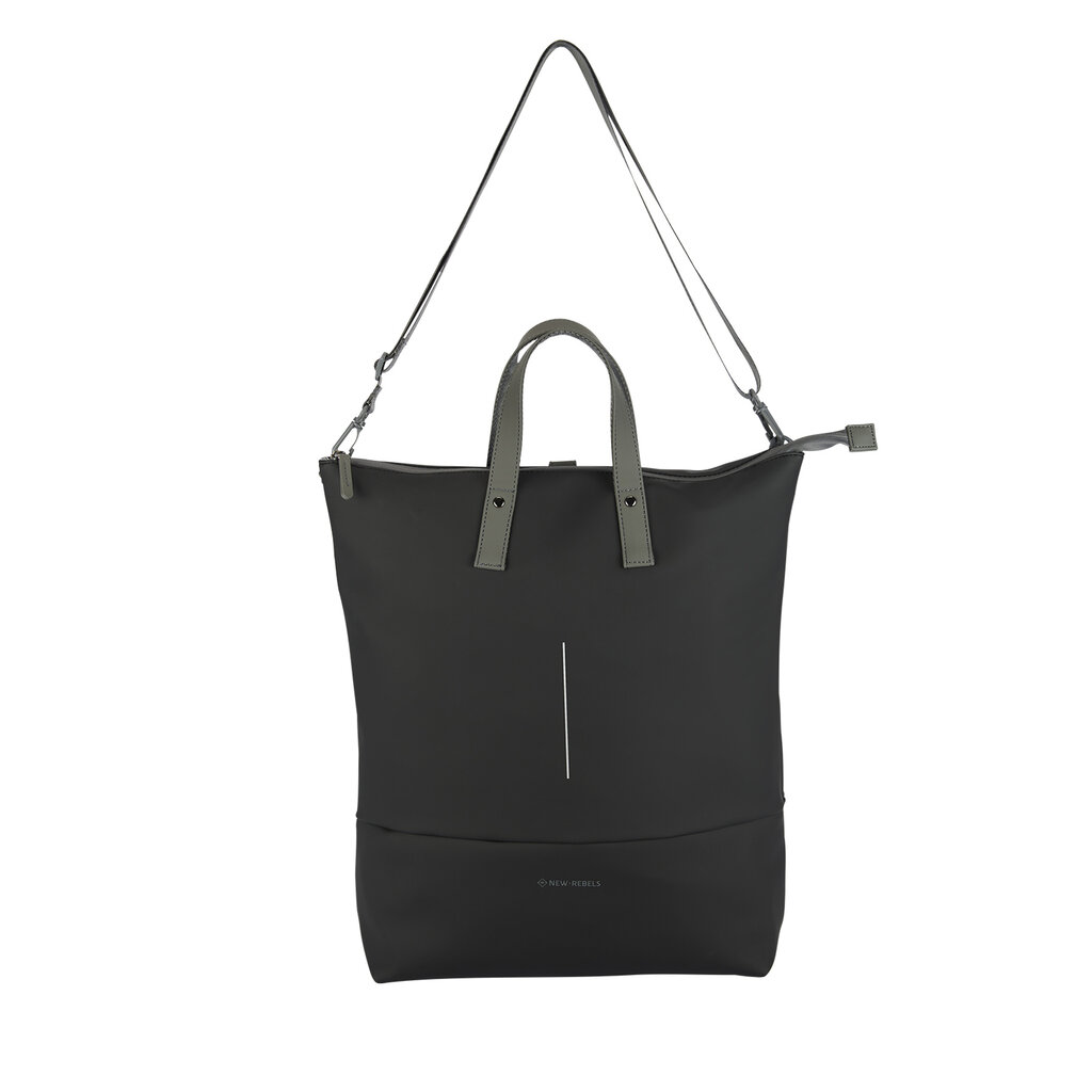 New Rebels New Rebels Matteo Millburn Zwart 28L Rugzak Shopper Waterafstotend Laptop 15.6"