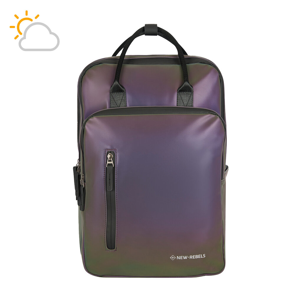 New Rebels New Rebels Reflect Milwaukee Two Tone 19L Backpack Water Repellent Laptop 15.6"