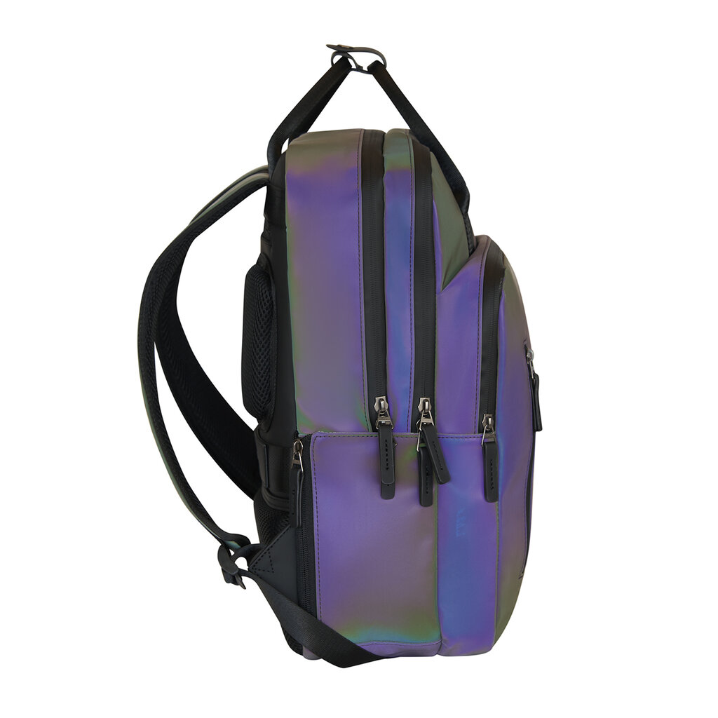 New Rebels New Rebels Reflect Milwaukee Two Tone Reflective 19L Backpack Water Repellent Laptop 15.6