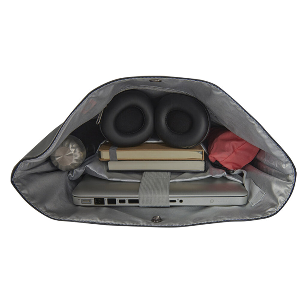 New Rebels New Rebels Omar Kileen Zwart 6L Shopper Waterafstotend  Laptop 13"