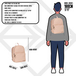 New Rebels New Rebels Harper Providence Old Pink 12L Backpack Water Repellent Laptop 11.6"