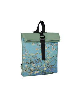New Rebels New Rebels Mart Art Los Angeles Almond Blossoms Small 7L Backpack Rolltop Water Repellent