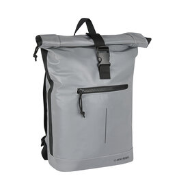 New Rebels New Rebels RReflect New York Silver 21L Rolltop Backpack Water Repellent Laptop 15.6"