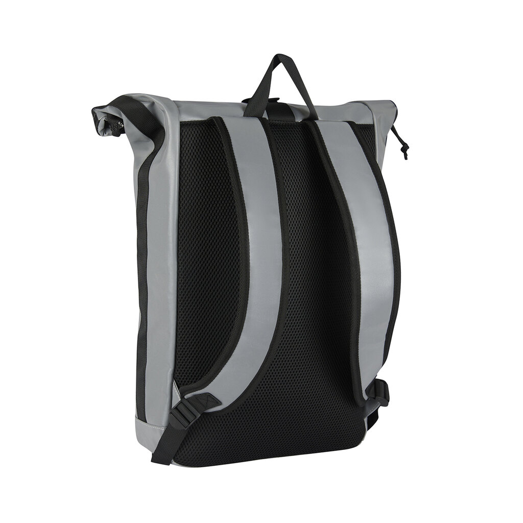New Rebels New Rebels RReflect New York Silver 21L Rolltop Backpack Water Repellent Laptop 15.6"