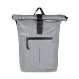 New Rebels New Rebels Reflect New York Zilver 21L Rolltop Rugzak Waterafstotend Laptop 15.6"