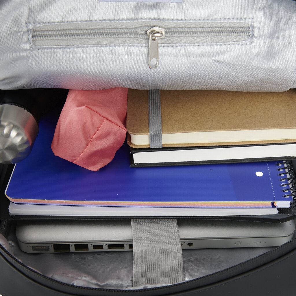 New Rebels New Rebels Bowie Cape Coral Zwart 14L Rugzak Reflectie Waterafstotend Laptop 13"