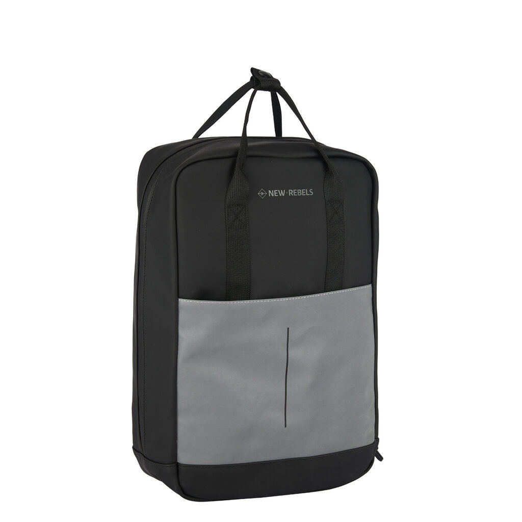 New Rebels New Rebels Bowie Cape Coral Zwart 14L Rugzak Reflectie Waterafstotend Laptop 13"