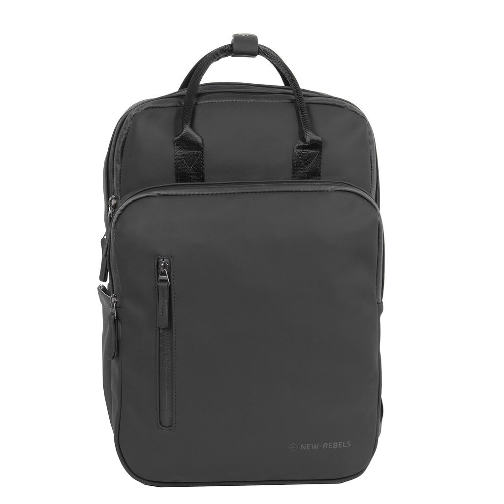 New Rebels New Rebels William Milwaukee Zwart 18L Rugzak Waterafstotend Laptop 15.6"