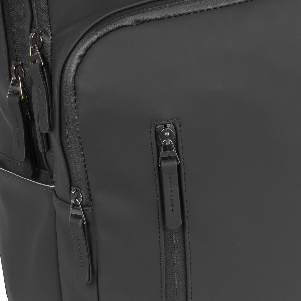 New Rebels New Rebels William Milwaukee Zwart 18L Rugzak Waterafstotend Laptop 15.6"