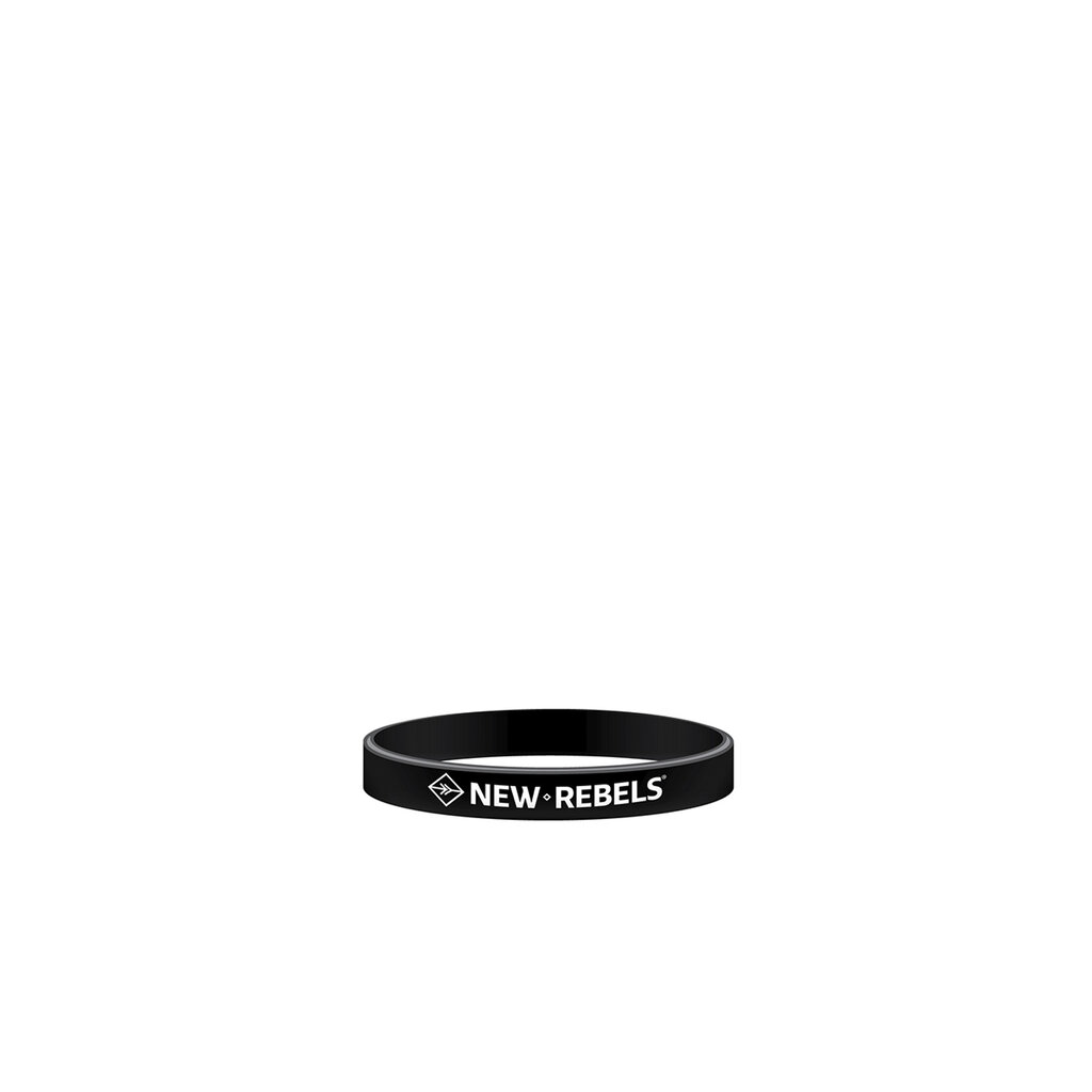 New Rebels Silicone Wristband Man Black