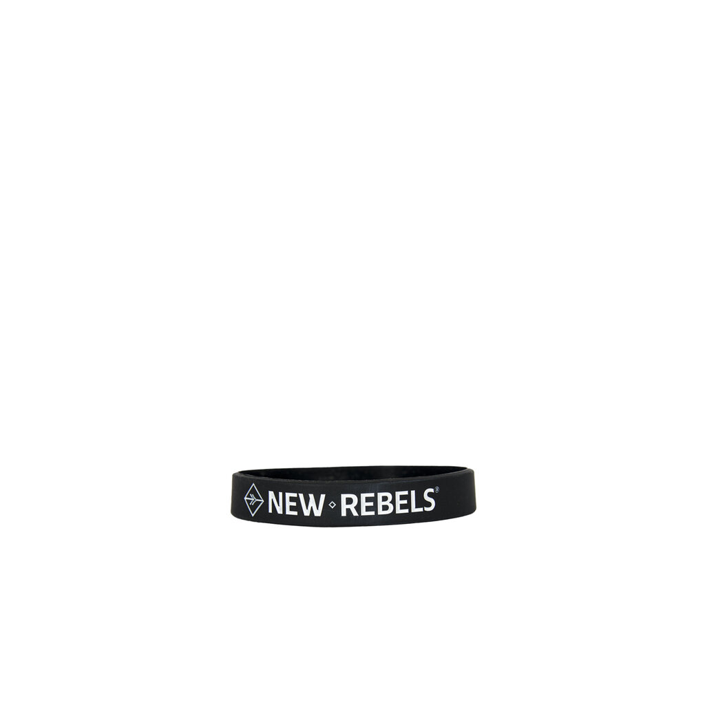 New Rebels New Rebels Siliconen Polsbandje Man Zwart