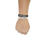 New Rebels New Rebels Silicone Wristband Man White