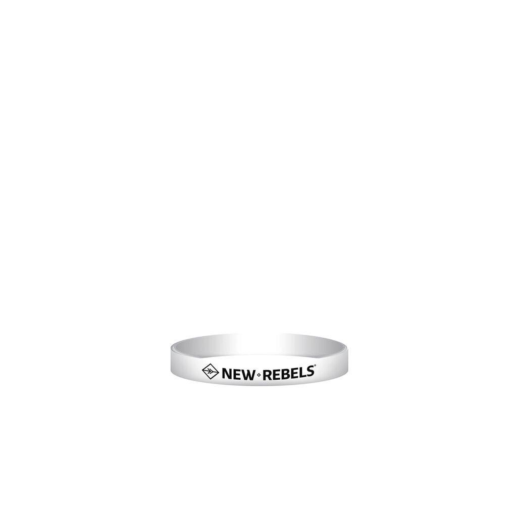 New Rebels New Rebels Siliconen Polsbandje Vrouw Wit