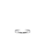 New Rebels New Rebels Siliconen Polsbandje Vrouw Wit