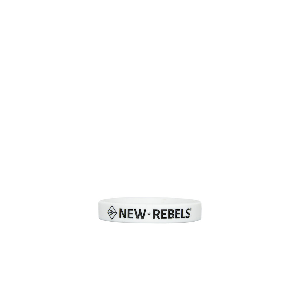New Rebels New Rebels Siliconen Polsbandje Vrouw Wit