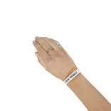 New Rebels New Rebels Siliconen Polsbandje Vrouw Wit