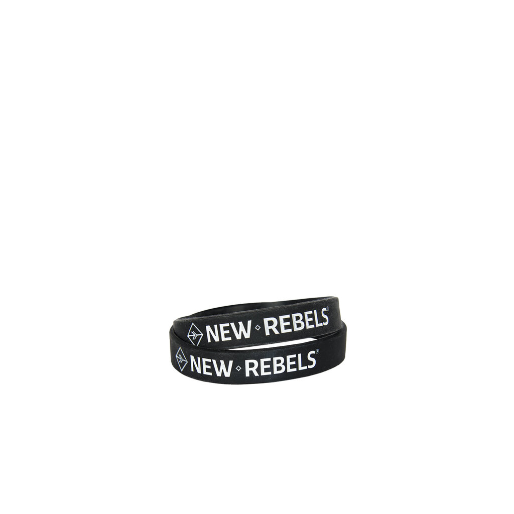 New Rebels Neu Rebels Silikon-Armband Frau Schwarz