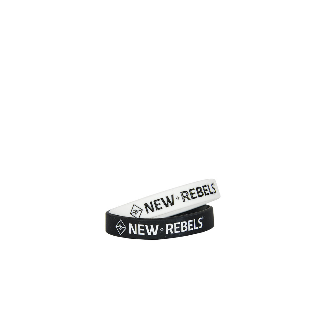 Neu Rebels Silikon-Armband Frau Schwarz