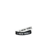New Rebels New Rebels Silicone Wristband Woman Black