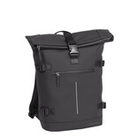New Rebels New Rebels William Riverside Zwart 19L Rugzak Waterafstotend Laptop 15.6"