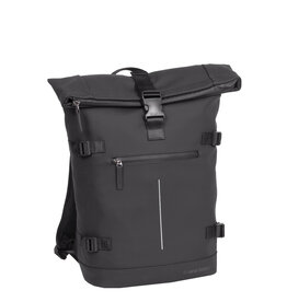 New Rebels New Rebels William Riverside Zwart 19L Rugzak Waterafstotend Laptop 15.6"
