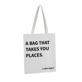 New Rebels Wilmington White Tote Bag Shopper Canvas - A bag that takes you places