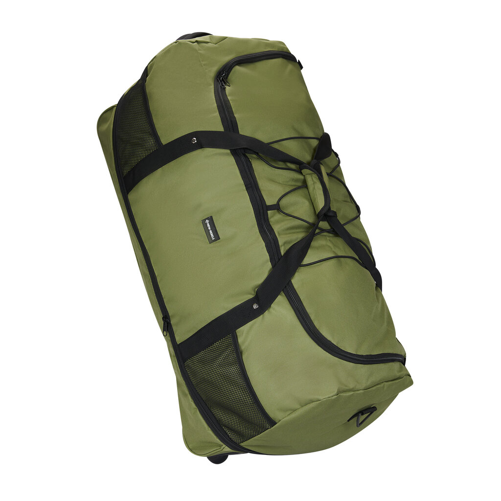 New Rebels New Rebels Nevada Newark Olive Green 110L Rollable Trolley Weekend Bag Water Repellent