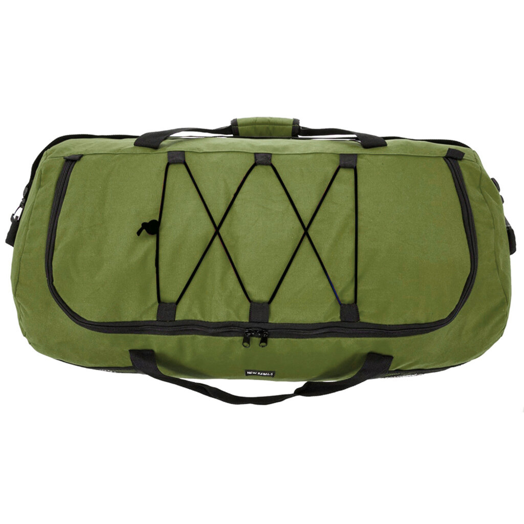 New Rebels New Rebels Nevada Newark Olijf Groen 110L Rollable Trolley Weekendtas Waterafstotend
