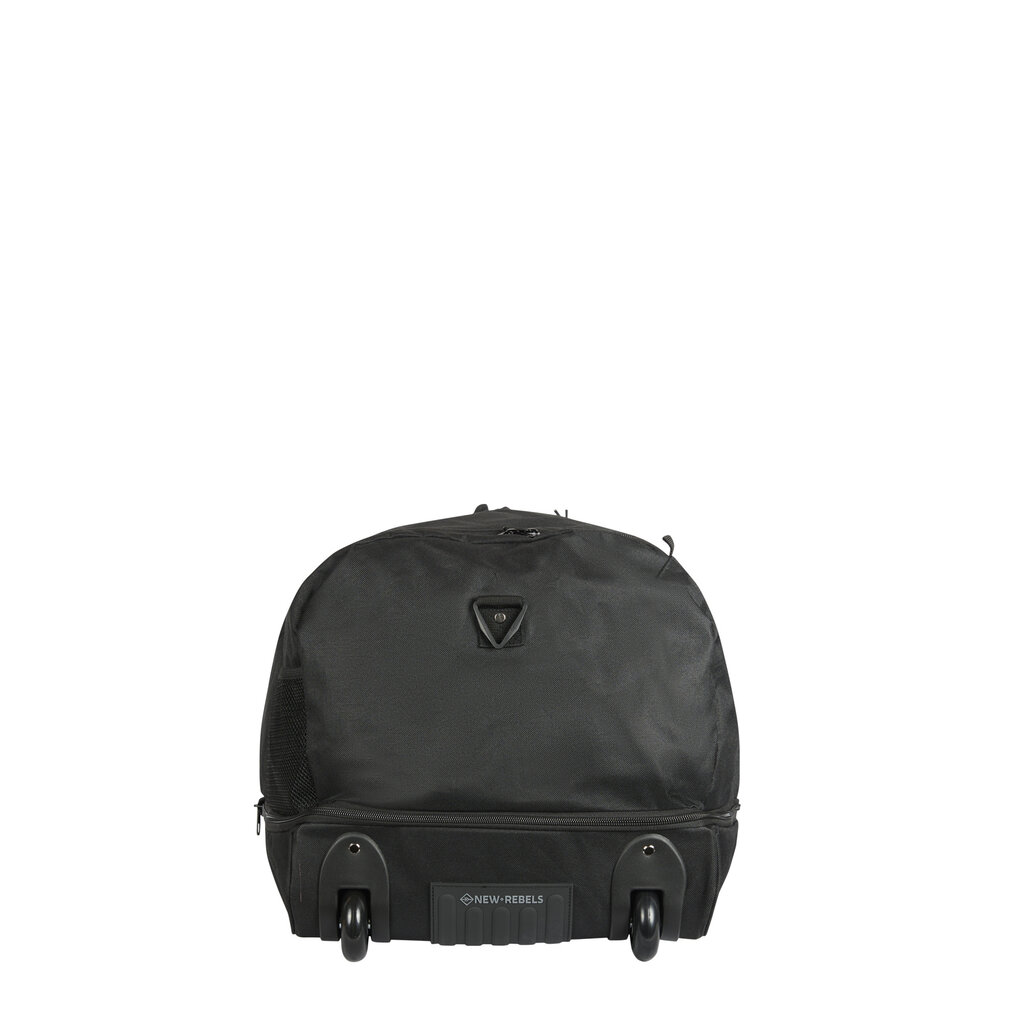 New Rebels New Rebels Nevada Newark Zwart 110L Rollable Trolley Weekendtas Waterafstotend
