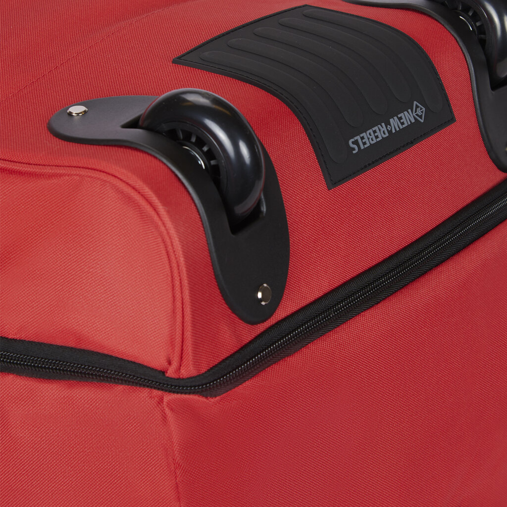 New Rebels New Rebels Nevada Newark Red 110L Rollable Trolley Weekend Bag Water Repellent