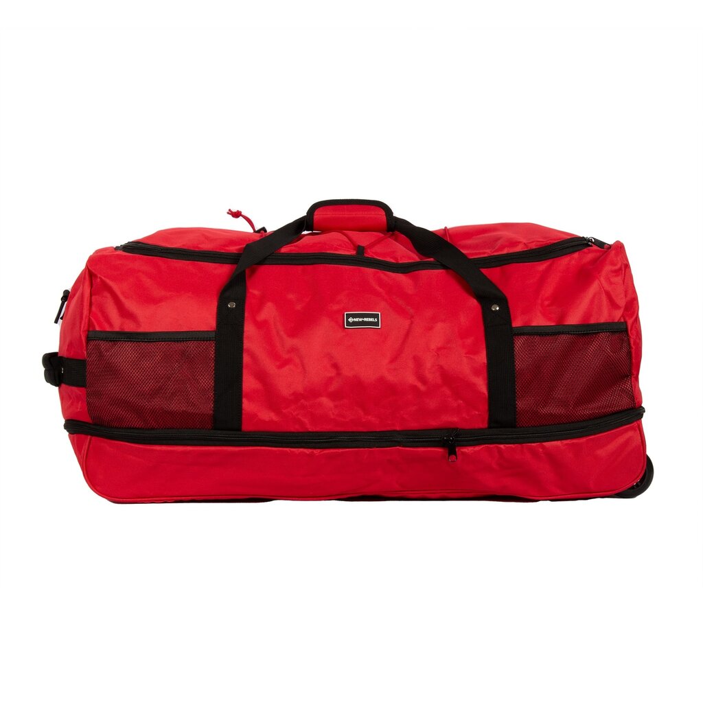 New Rebels New Rebels Nevada Newark Rot 110L Rollbarer Trolley Reisetasche Wasserabweisend