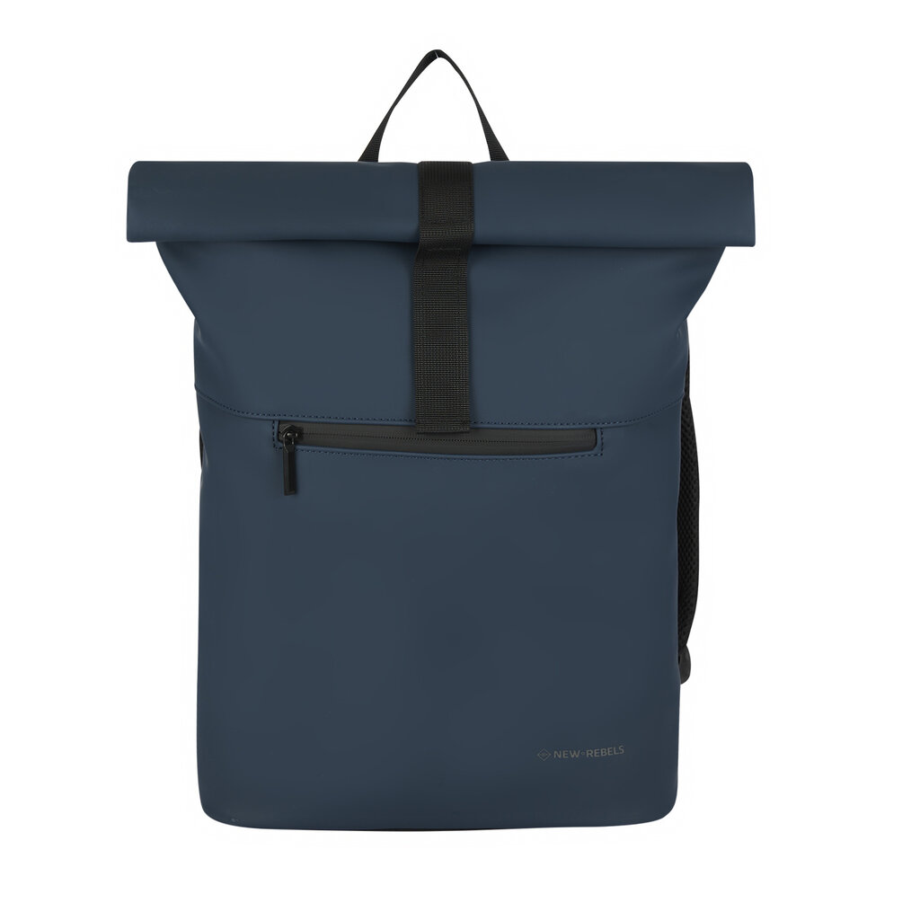 New Rebels New Rebels Omar Montgomery Marineblau 15L Rolltop Rucksack Wasserabweisend Laptop 15.6"