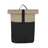 New Rebels New Rebels Fane Montgomery Zwart 15L Rolltop Rugzak Waterafstotend Laptop 15.6"