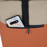 New Rebels New Rebels Fane Montgomery Orange 15L Rolltop Rucksack Wasserabweisend Laptop 15.6"