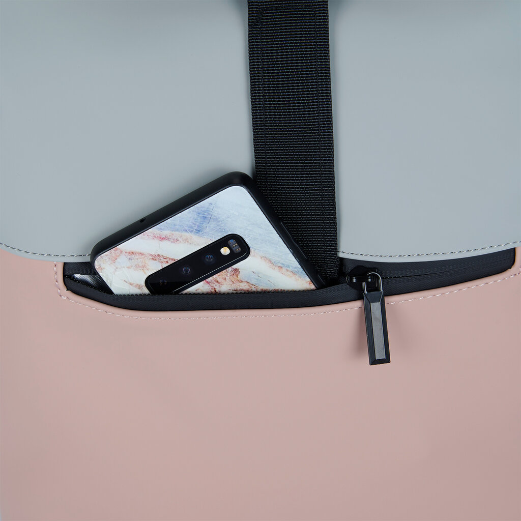 New Rebels New Rebels Fane Montgomery Old Pink 15L Rolltop Backpack Water Repellent Laptop 15.6"