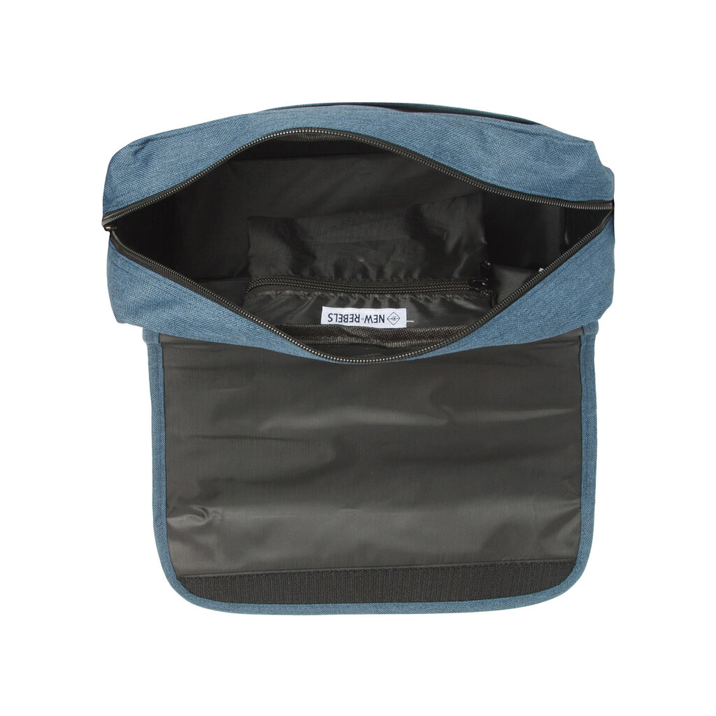 New Rebels New Rebels ® Heaven25 - Medium Schoudertas  A5 - Crossbodytas met flap - Blauw