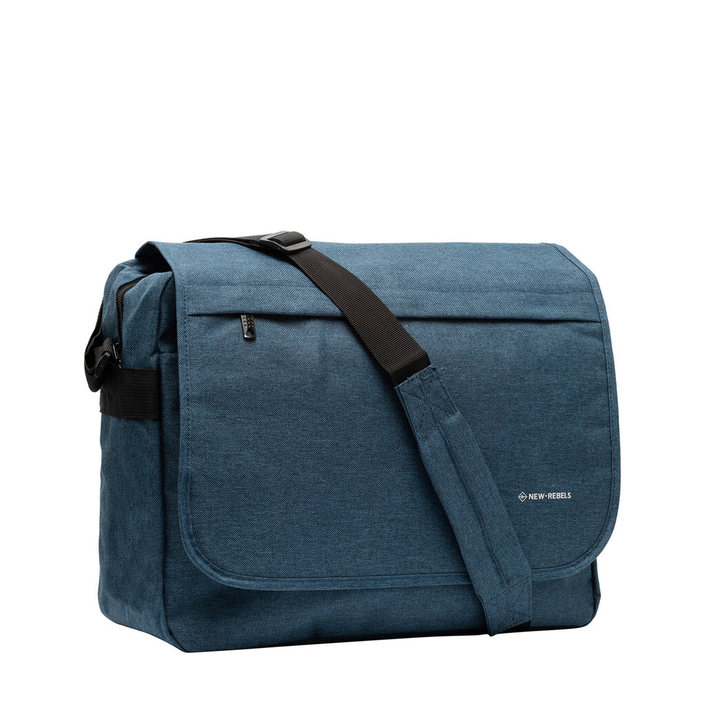 New Rebels ® Heaven26 – Large - Laptoptasche 15,6“ - Umhängetasche  A4 - Schattenblau