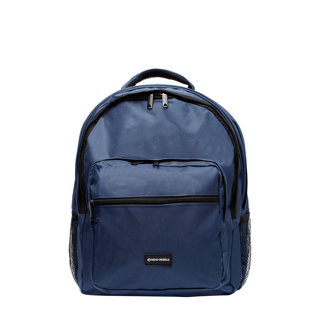 New Rebels ® Katschberg - Schooltas - Laptopvak - Navy Blauw - Rugzak - Rugtas