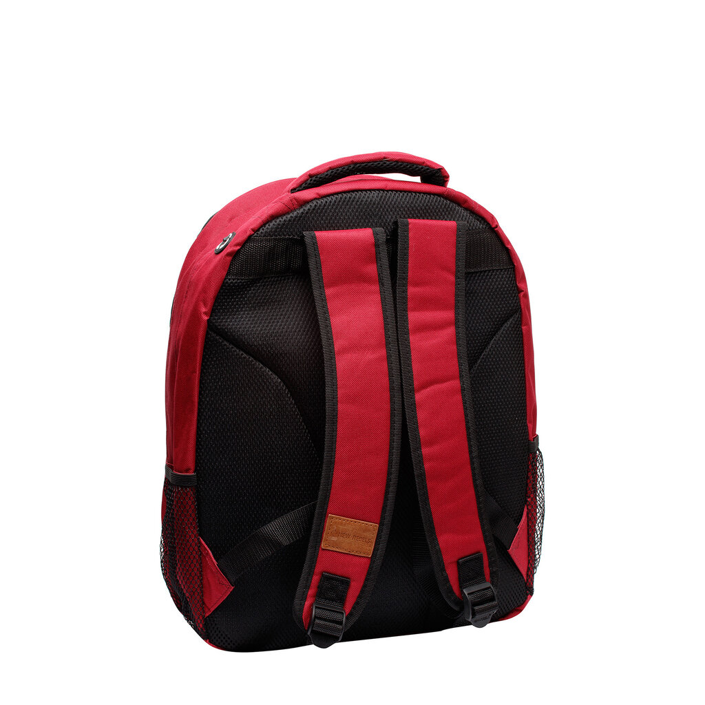 New Rebels New Rebels ® Katschberg - Schooltas - Laptopvak - Burgundy - Rugzak - Rugtas