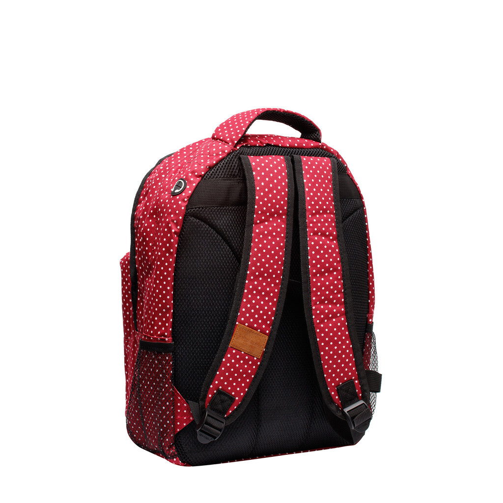 New Rebels ® Katschberg - Schooltas - Laptopvak - Rood - Rugzak - Rugtas