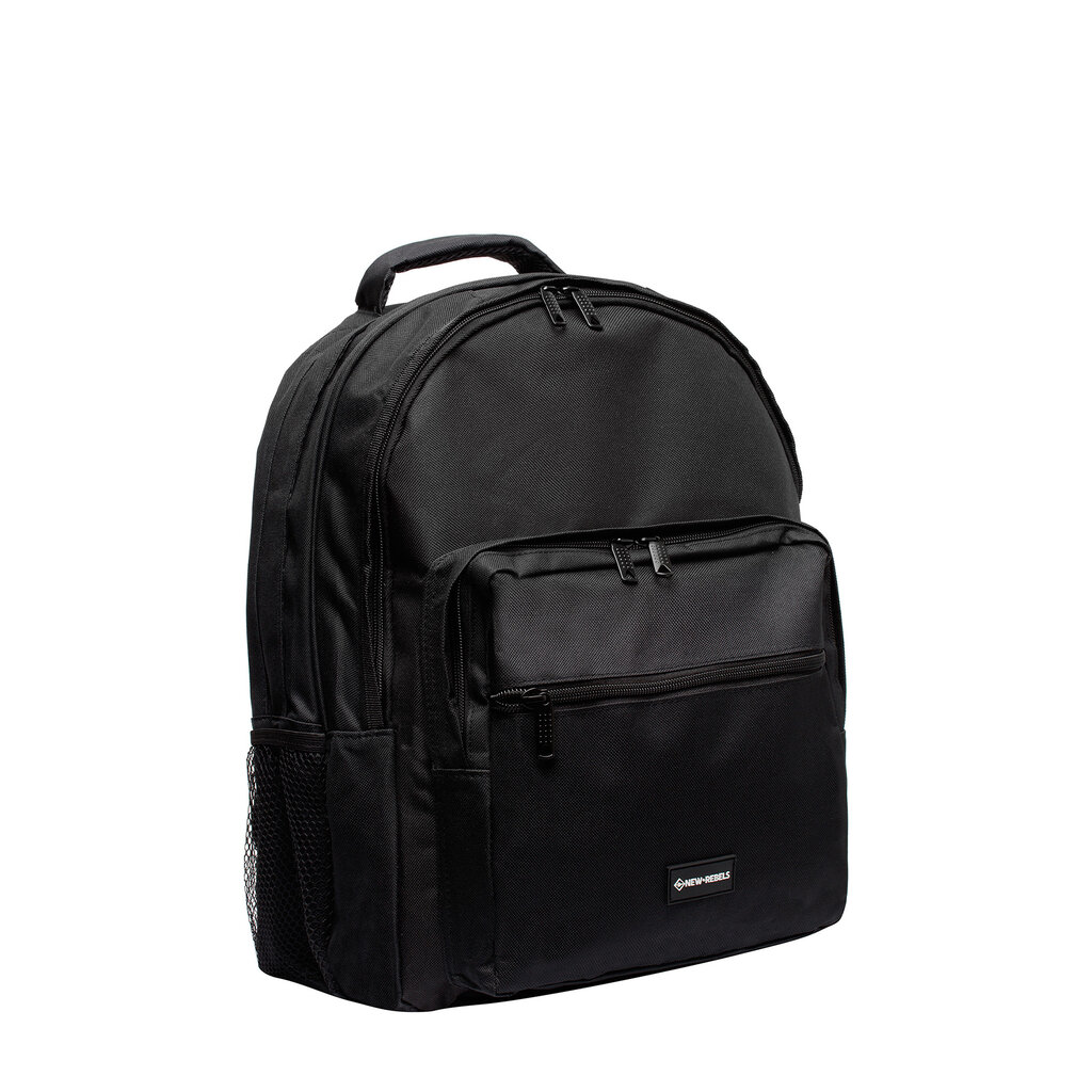 New Rebels New Rebels Katschberg - Schooltas - Laptopvak - Zwart - Rugzak - Rugtas
