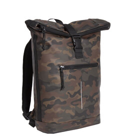 New Rebels New Rebels Mart New York Camouflage Grün 21L Rucksack Rolltop Wasserabweisend Laptop 15.6"