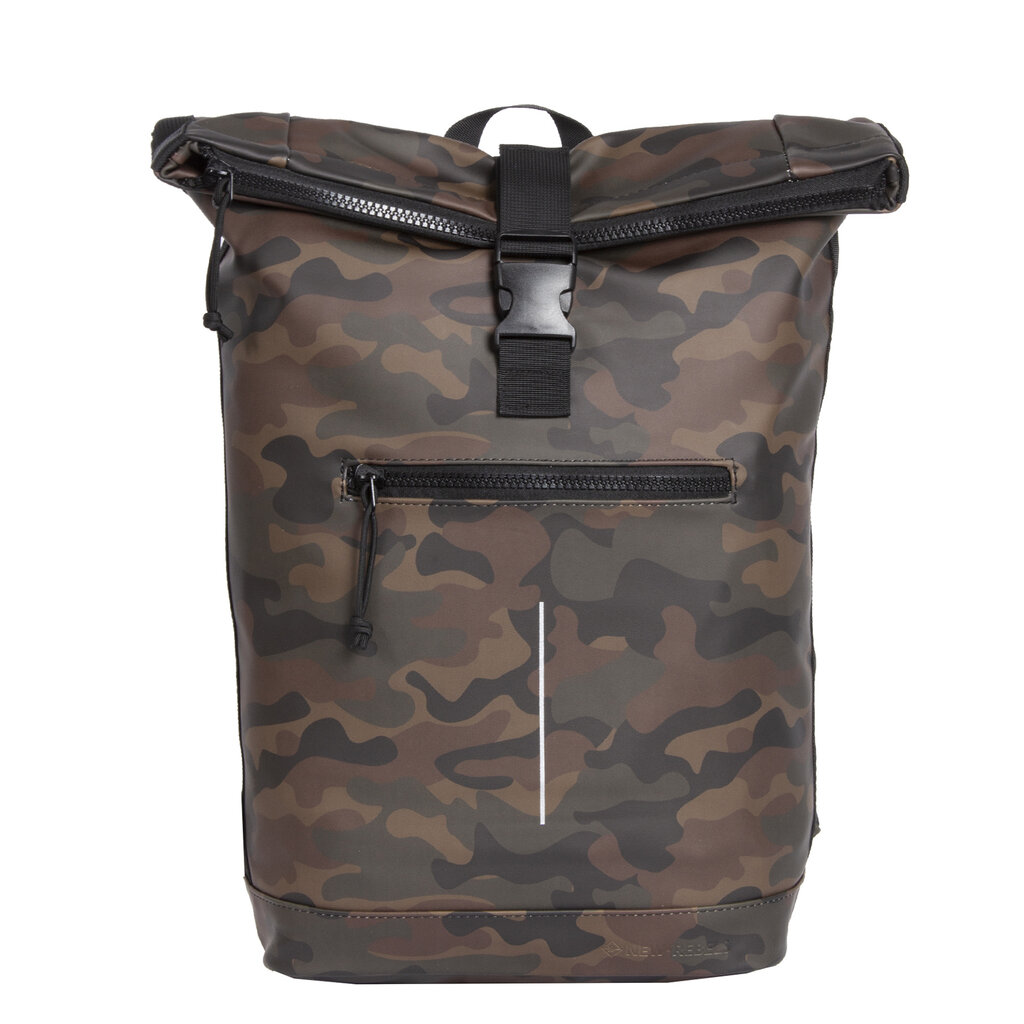 New Rebels New Rebels Mart New York Camouflage Grün 21L Rucksack Rolltop Wasserabweisend Laptop 15.6"